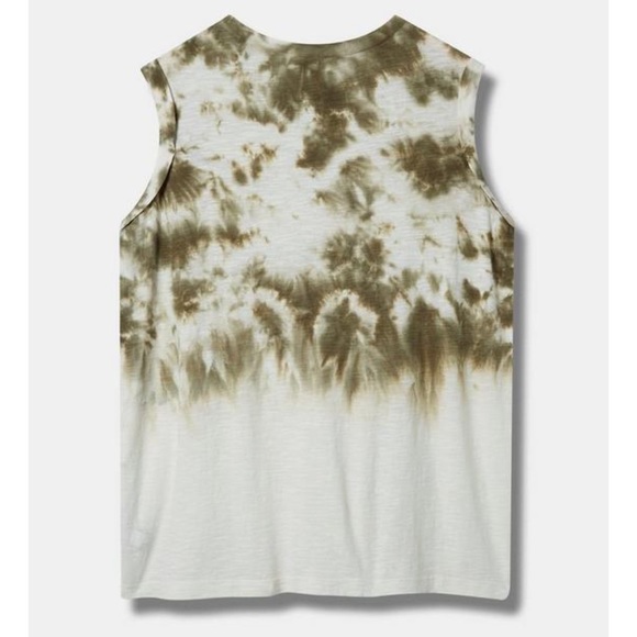 Torrid It’s A Vibe Classic Fit Heritage Slub Crew Neck Tank NWT - Picture 3 of 7